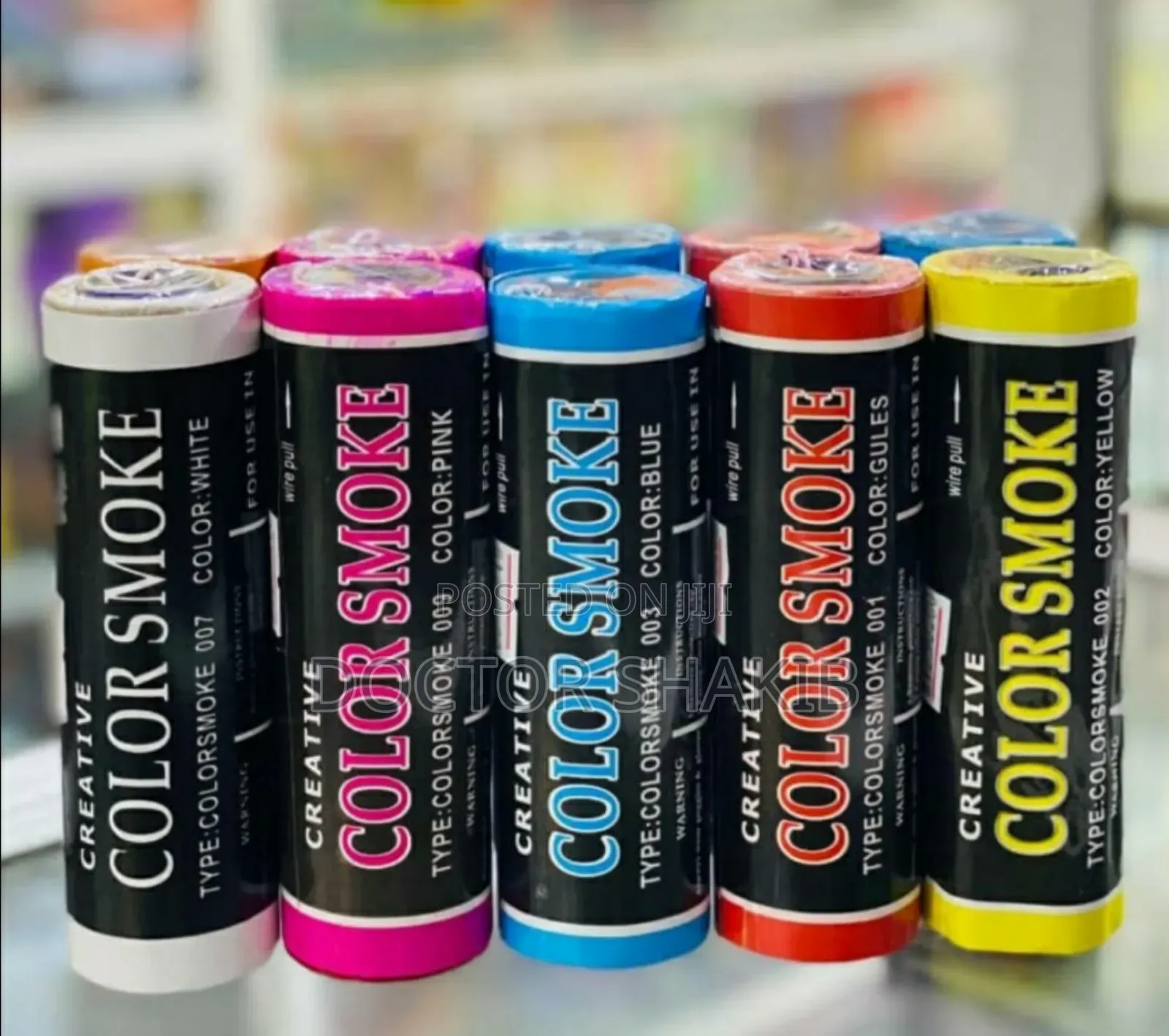 New 4 Pieces Color Smoke