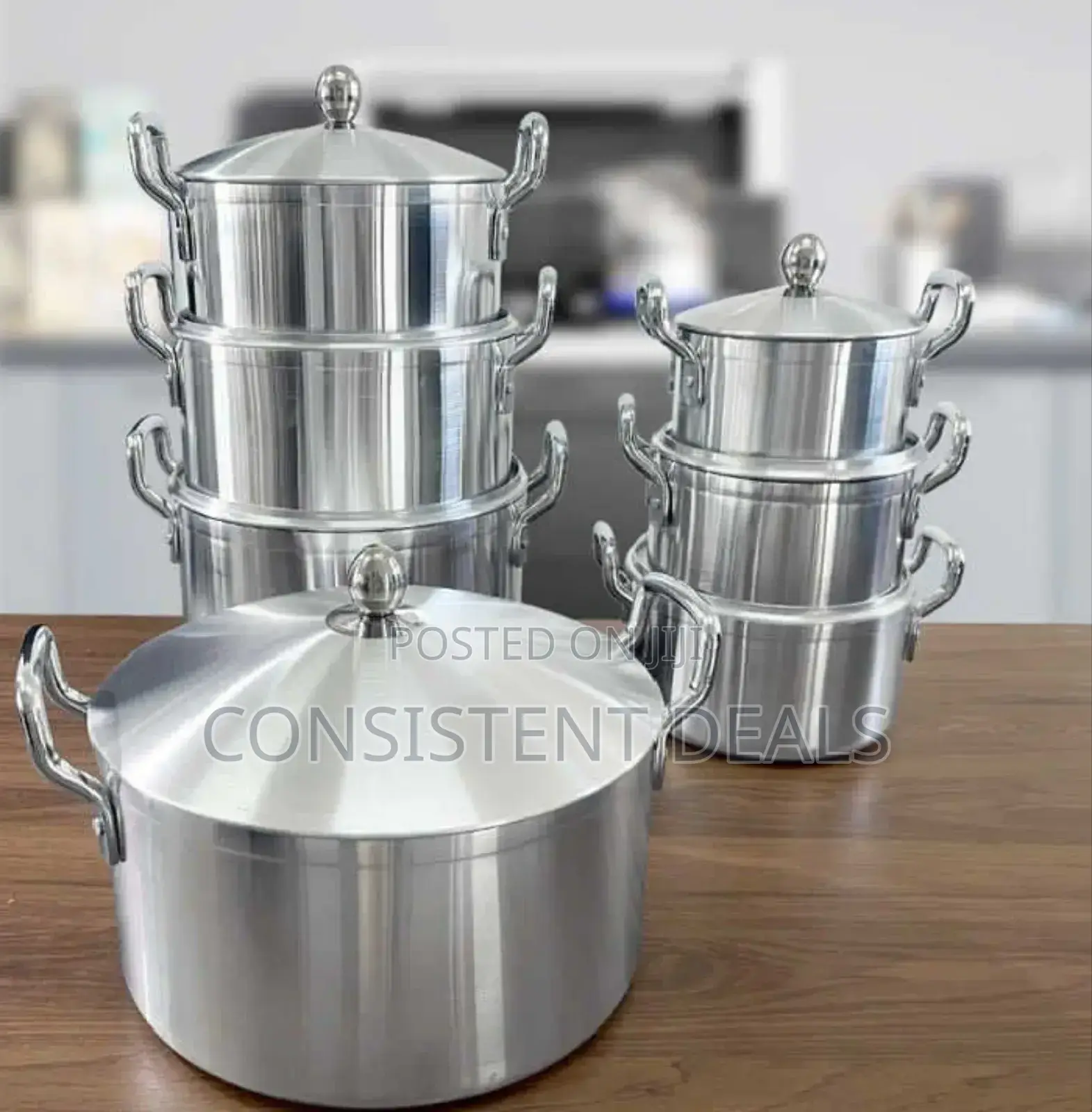 7pcs Aluminum Cooking Saucepan Set