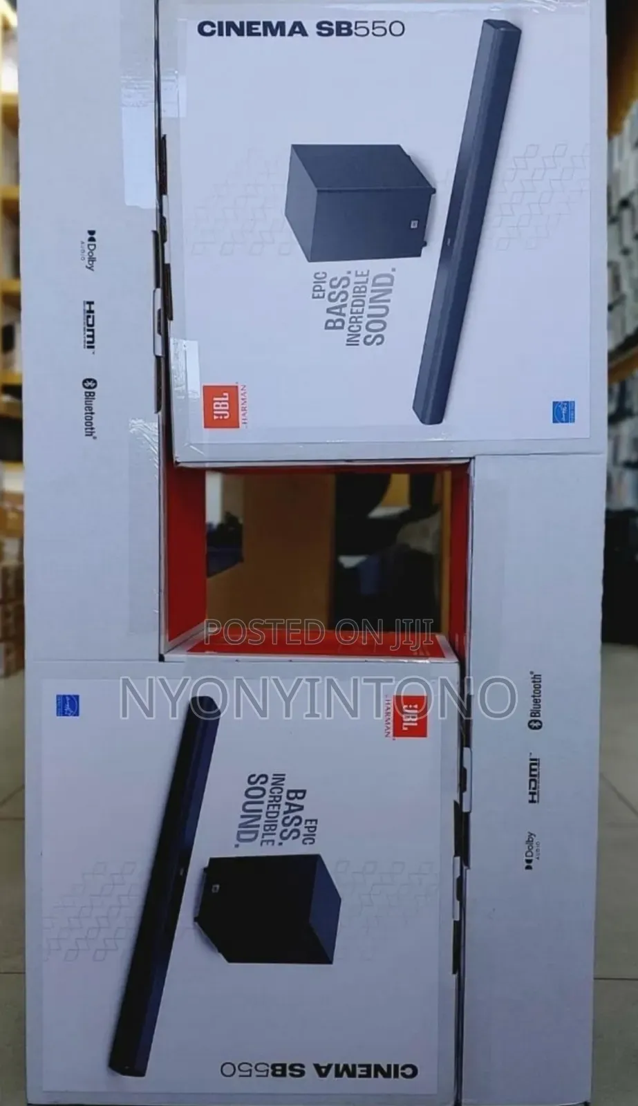JBL High-Performance Sound Bar Sb-550