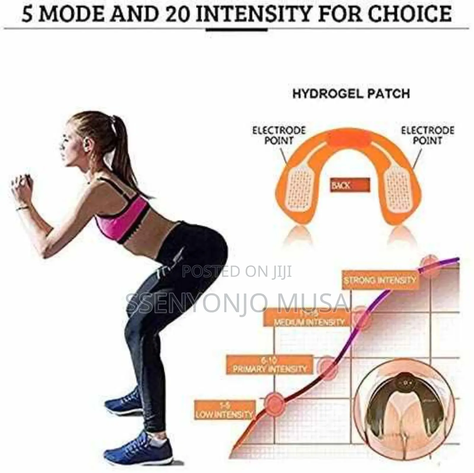 Hips Trainer Ems Muscle Stimulator-electronic Buttock Toner