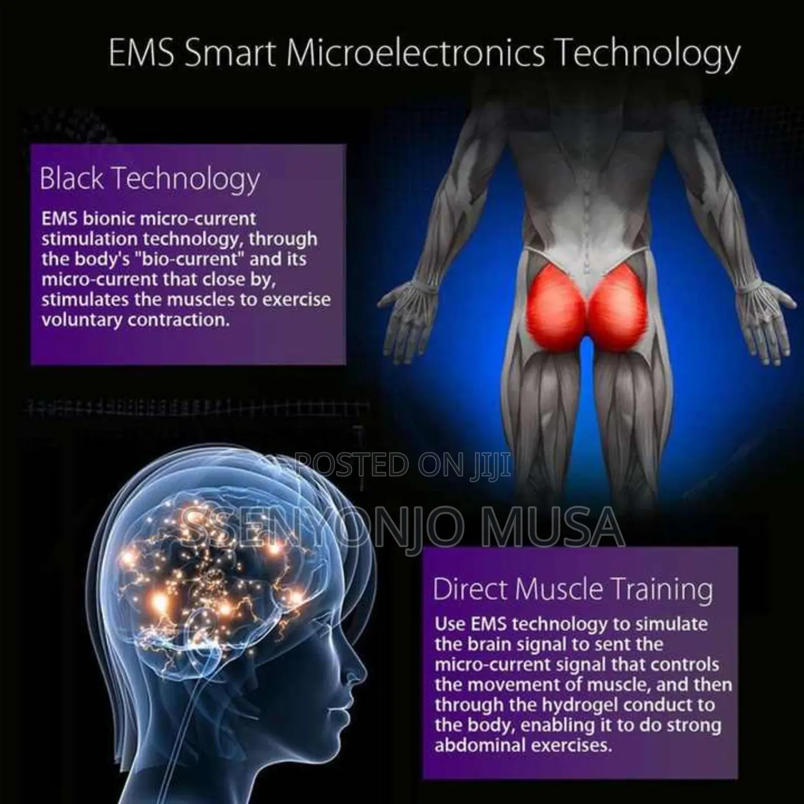 Hips Trainer Ems Muscle Stimulator-electronic Buttock Toner