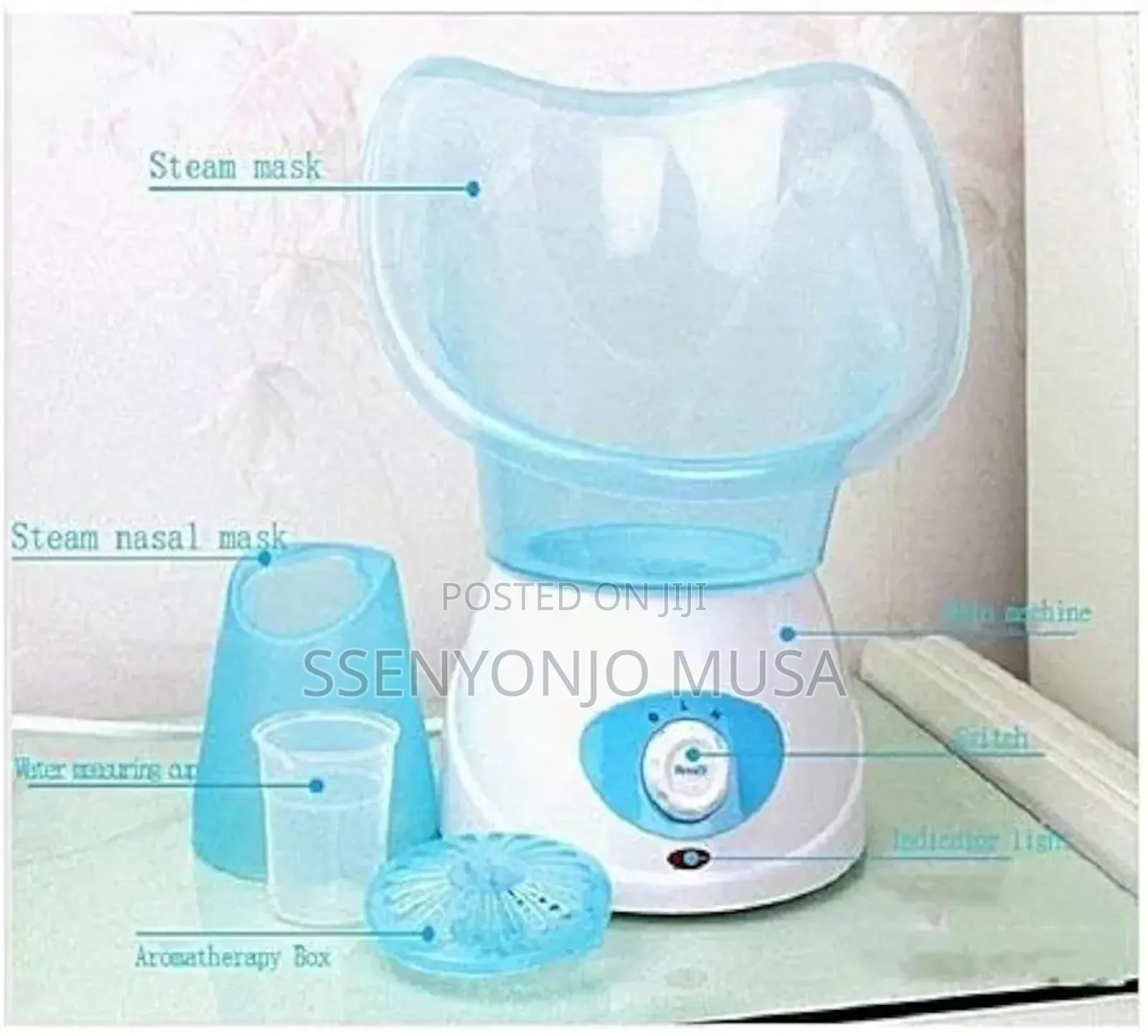 Benice 3-in-1 Facial Steamer -Electric Face Steamer for Home