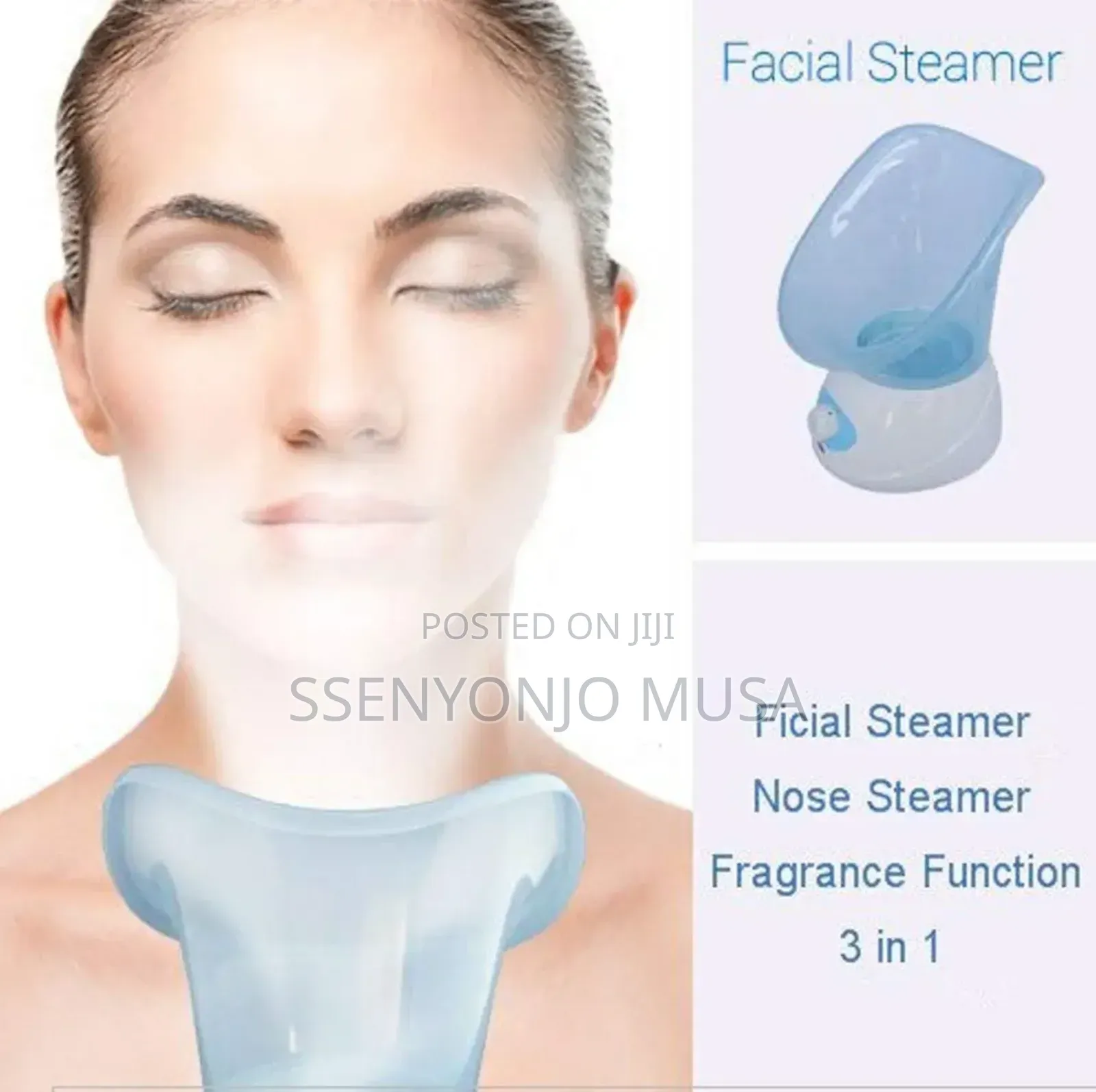 Benice 3-in-1 Facial Steamer -Electric Face Steamer for Home