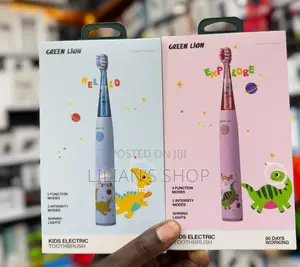 Green Lion Kids Electric Toothbrush.