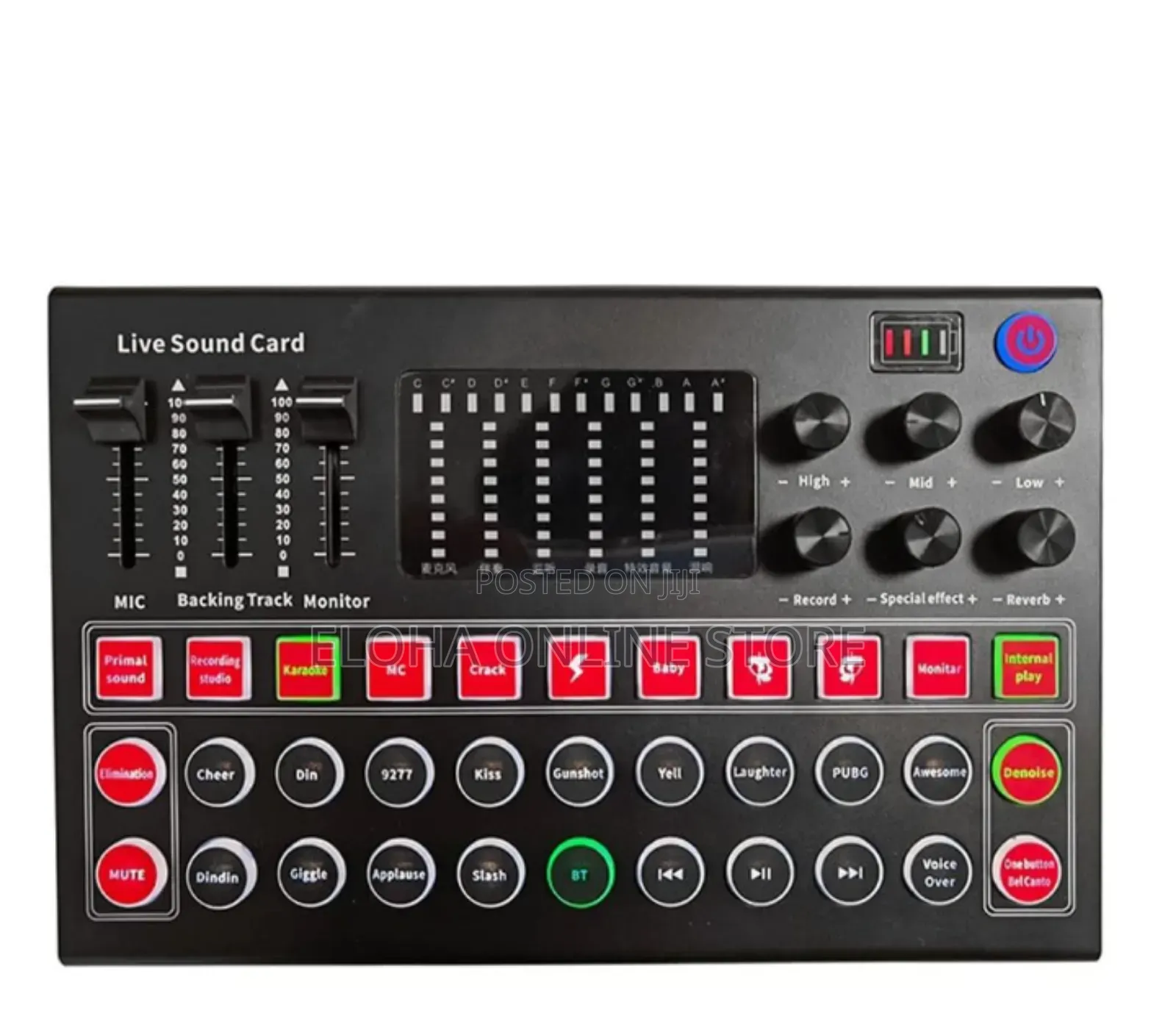 M9 Audio Interface Sound Card Live Voice Mixer