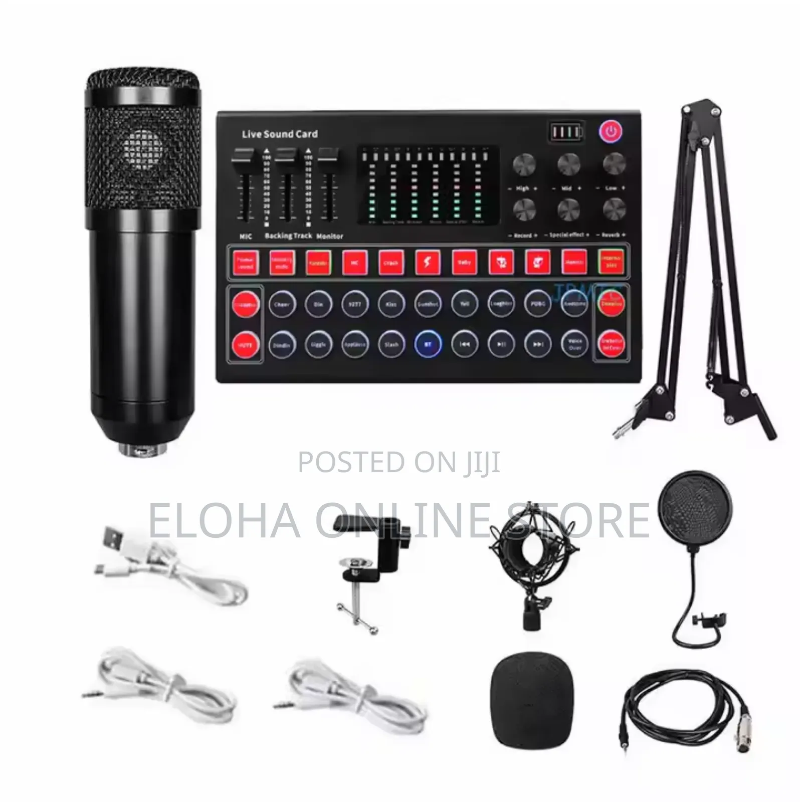 V8 V9 M9 Sound Card Bm800 Condenser Microphone Set