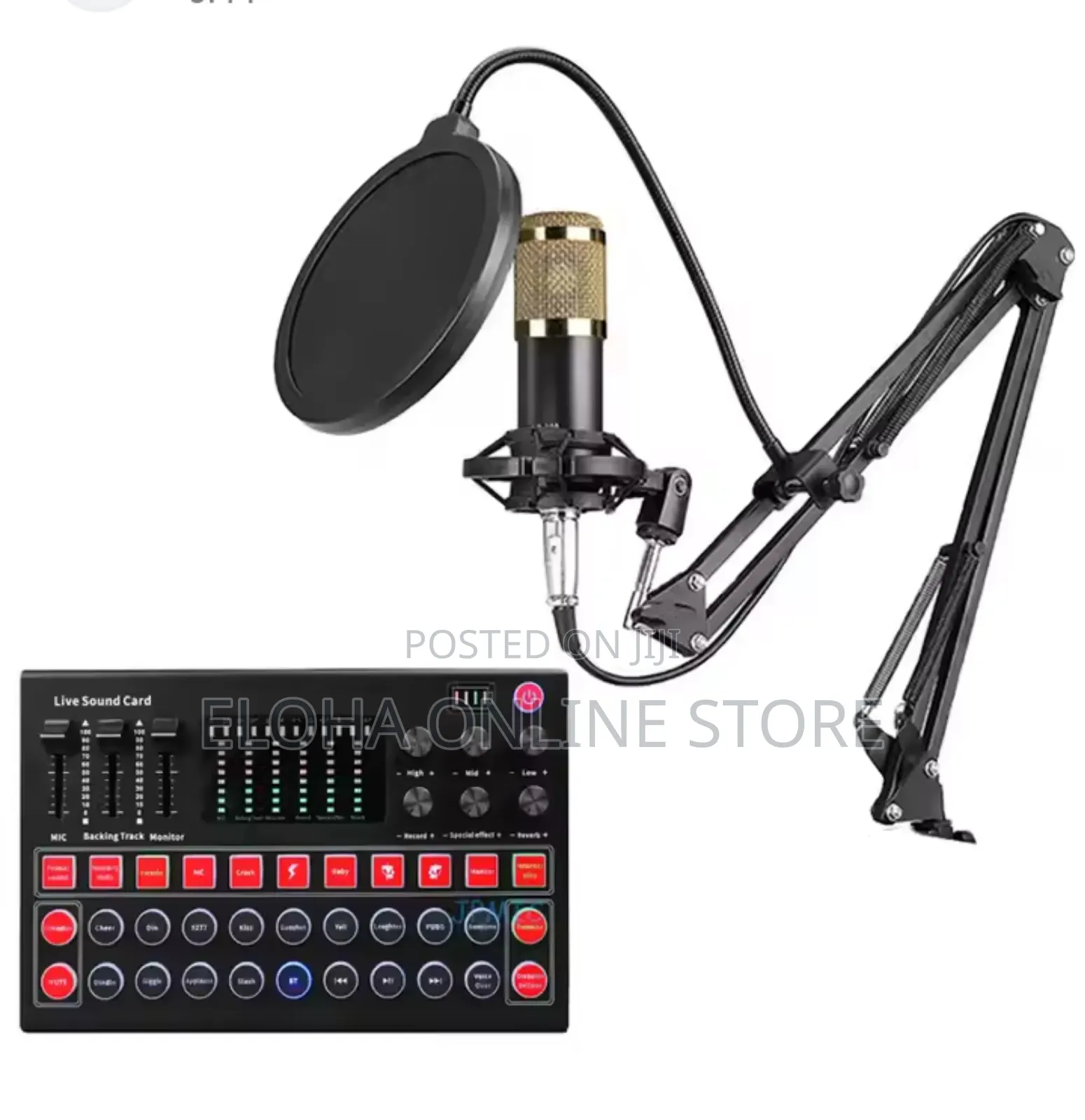 V8 V9 M9 Sound Card Bm800 Condenser Microphone Set