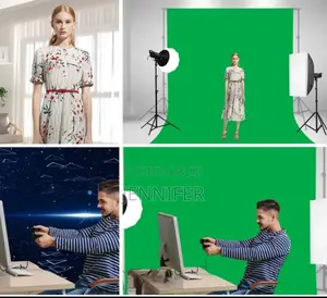 3m by 3m Screen Photography Backdrop With Stand
