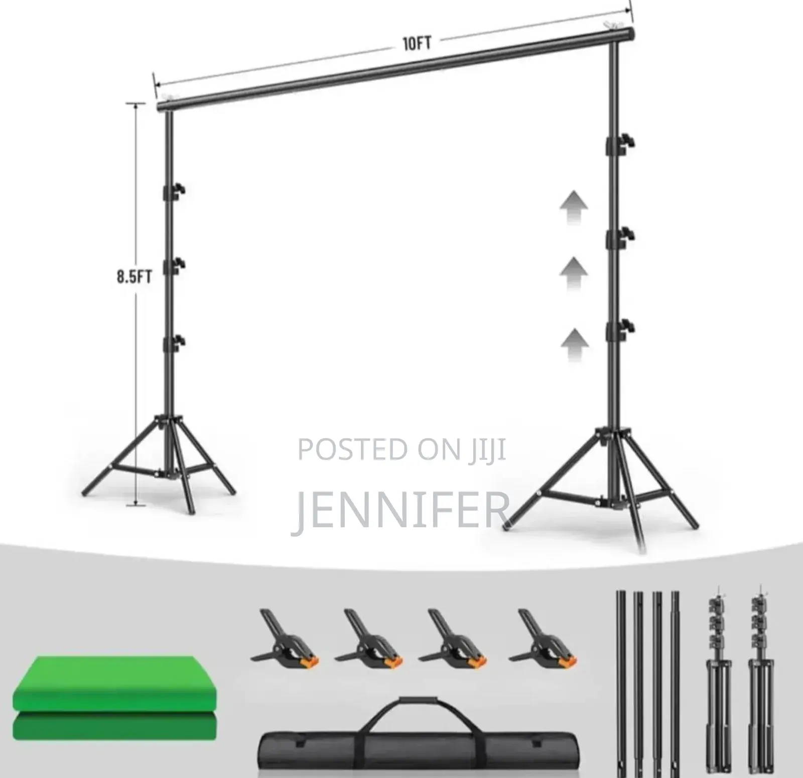 3m by 3m Screen Photography Backdrop With Stand