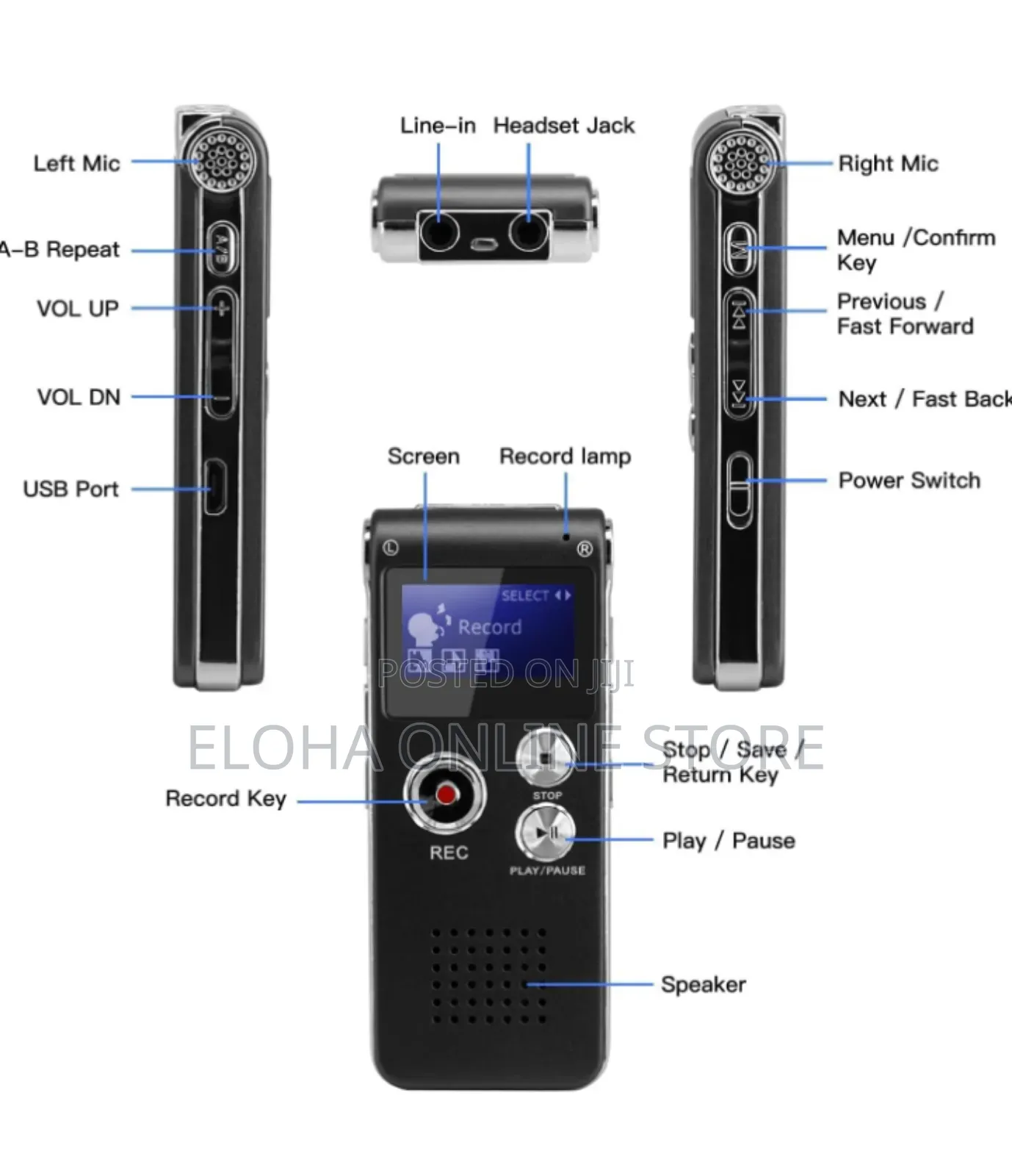 High Quality Digital Voice Recorder