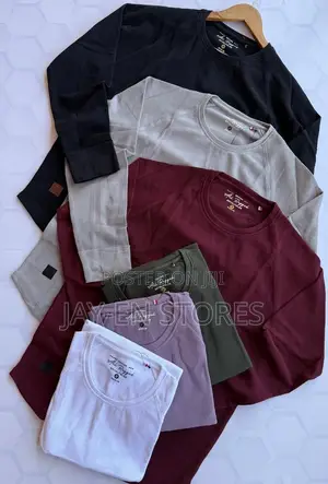 Round Neck Longsleeved Available in Different Colors