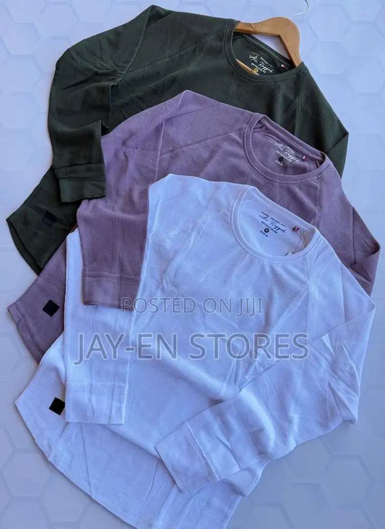 Round Neck Longsleeved Available in Different Colors