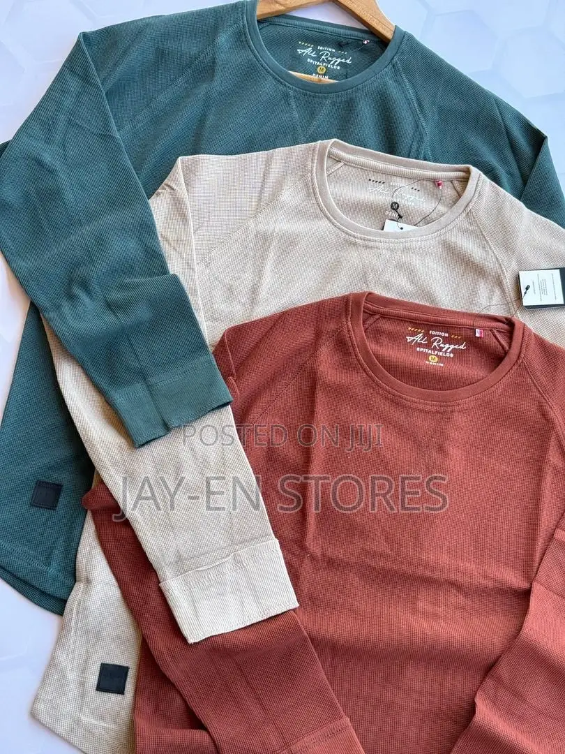Round Neck Longsleeved Available in Different Colors