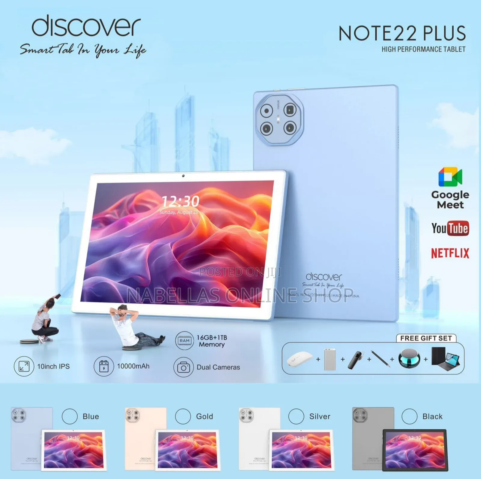 New Discover Note 22 Plus 512 GB Blue