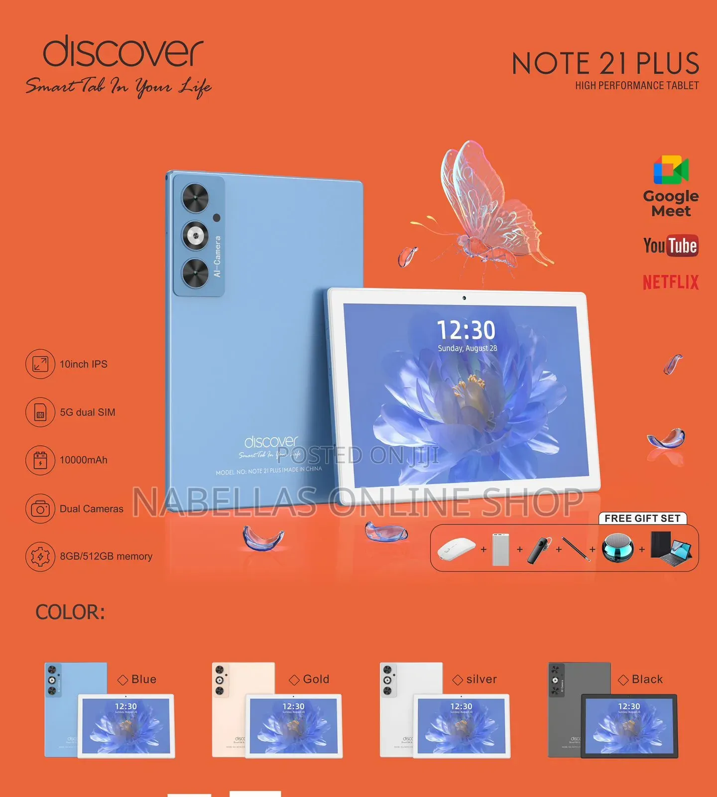 New Discover Note 21 Plus 512 GB Blue