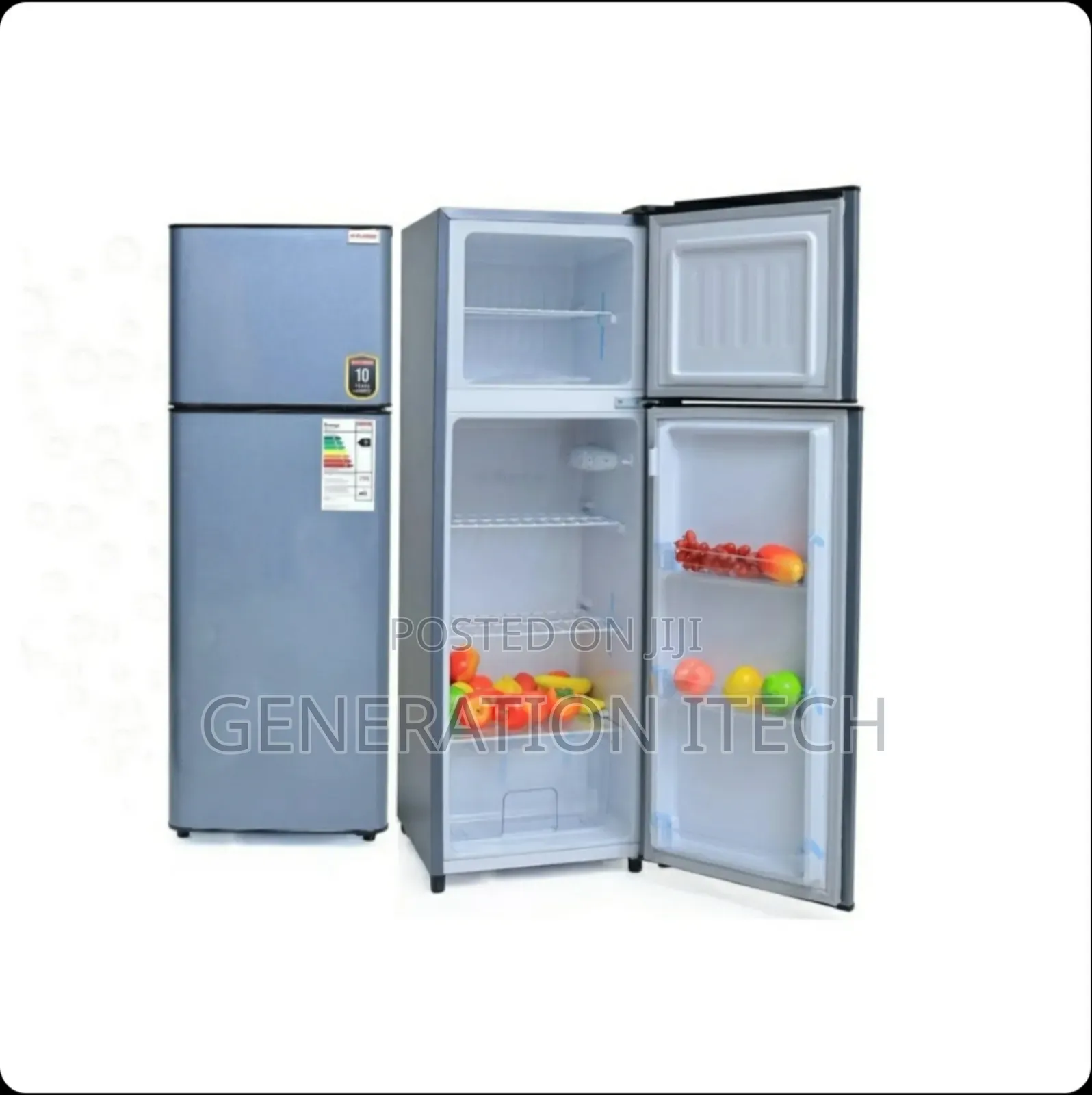 Double Door Frigde -168 Litres - Florsa Mtf08- Silver