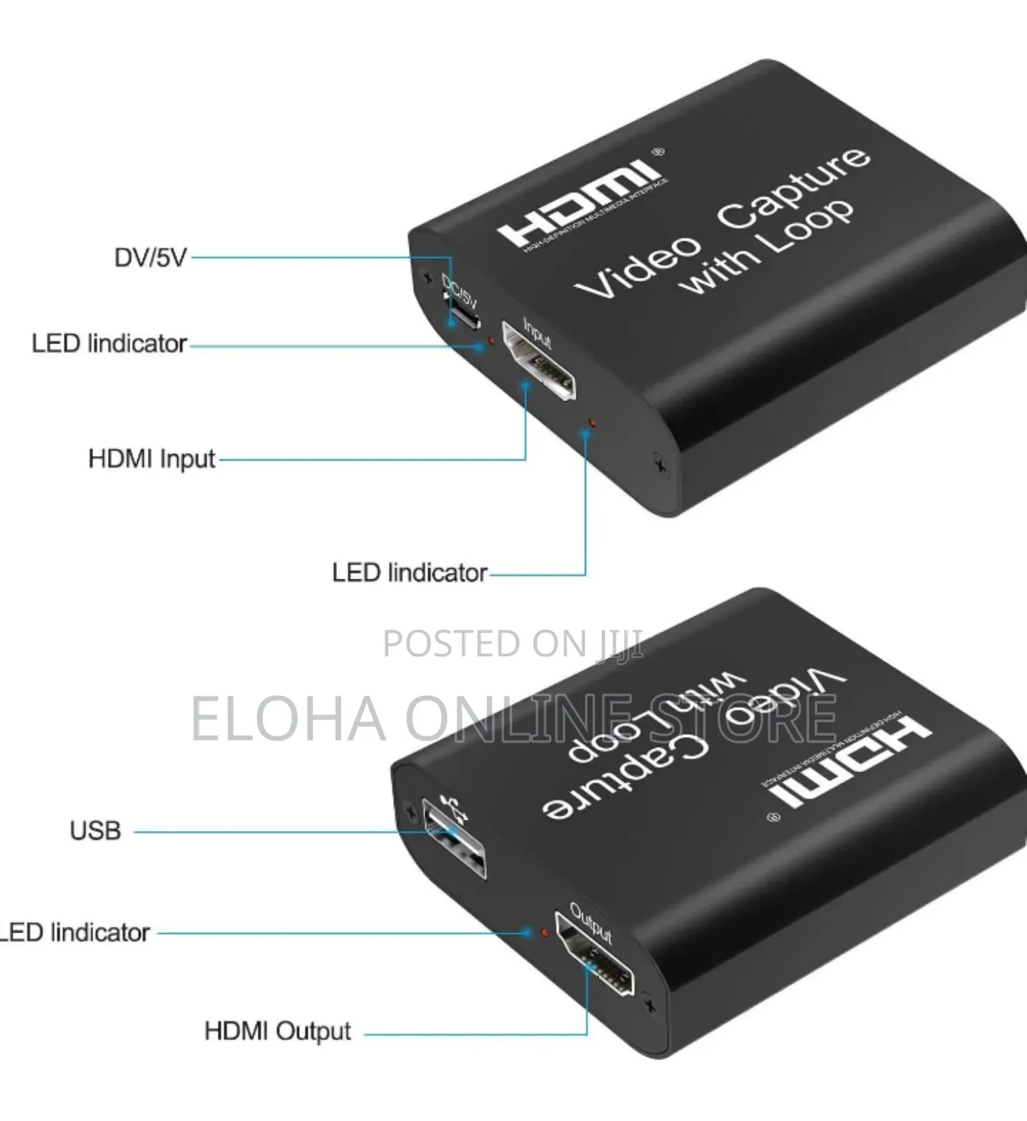 Hdmi Video Capture Card With Loop Out