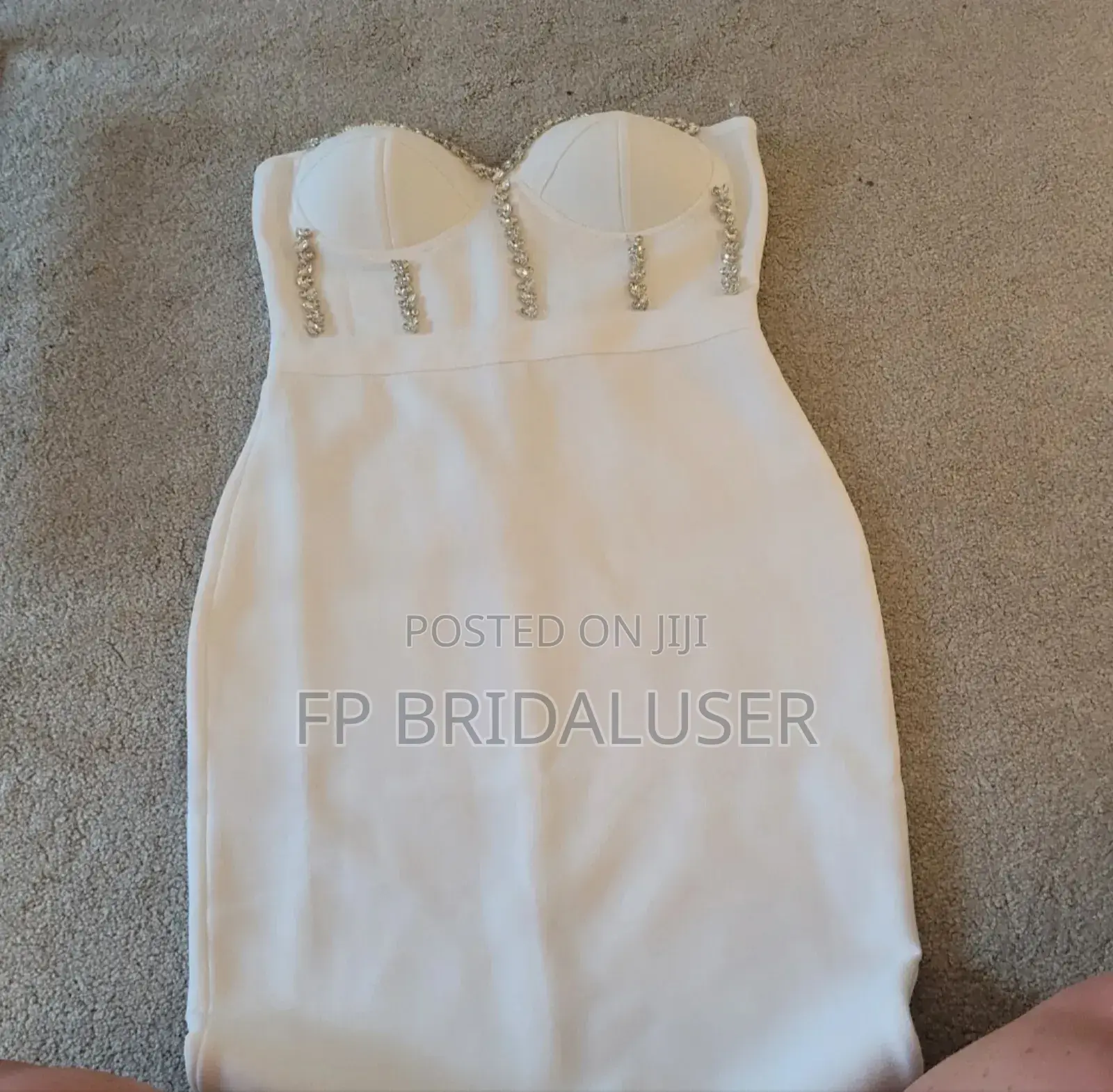 Bridesmaids Dresses for Hire White 6pcs