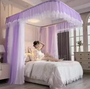 U - Shaped Support Bed Canopy Mosquito Net