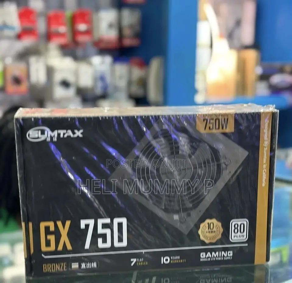 Gaming Power Supply Gx 750w
