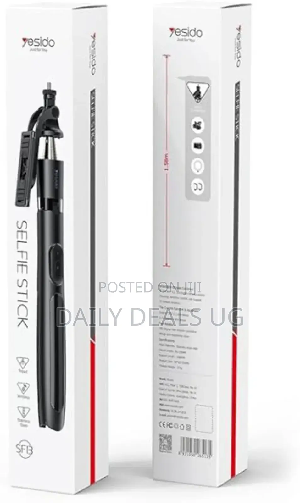 Yesido Sf13 2in1 Bluetooth Selfie Stick Tripod Stand