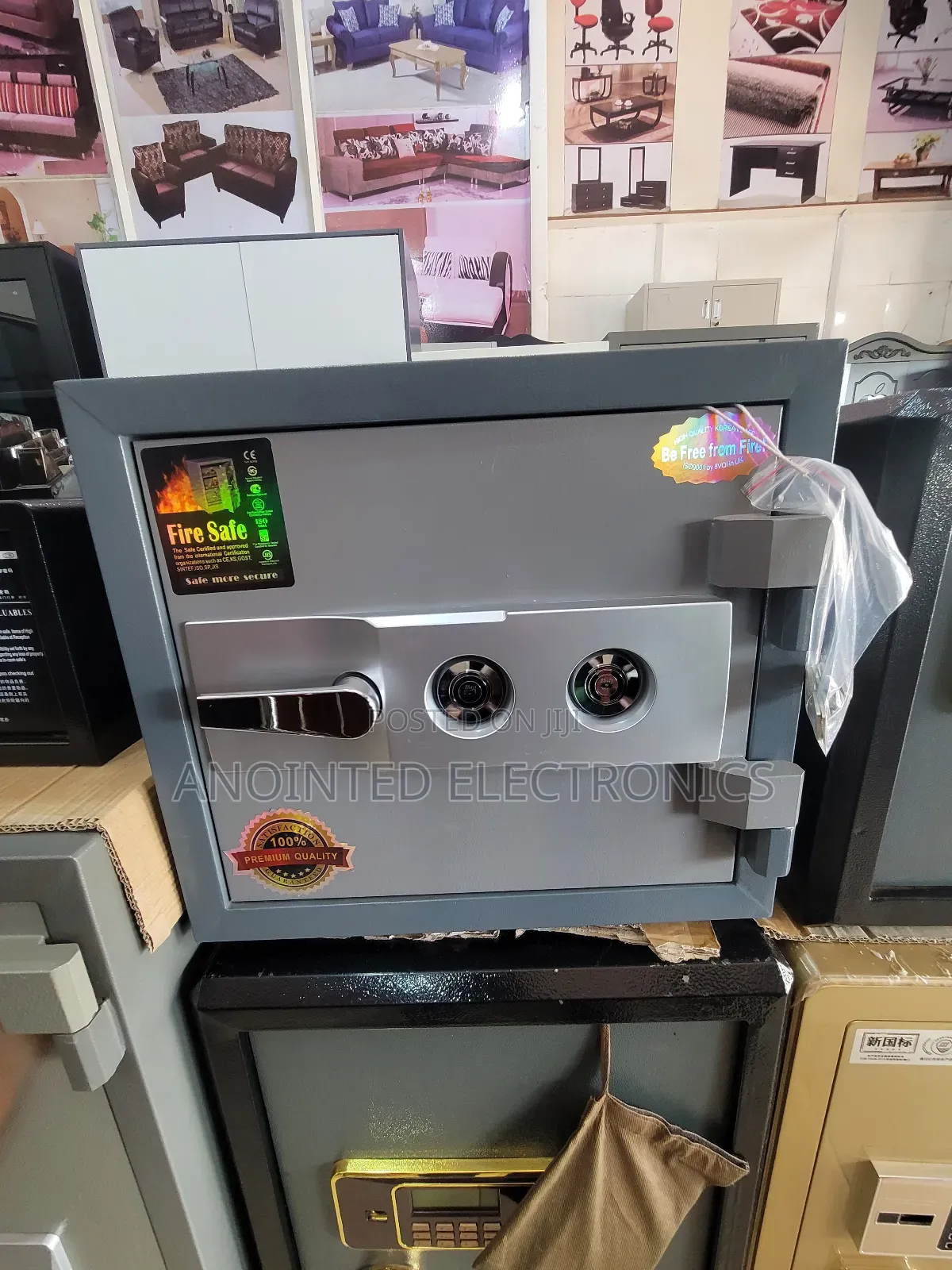 Safe Cash Box Double Keys