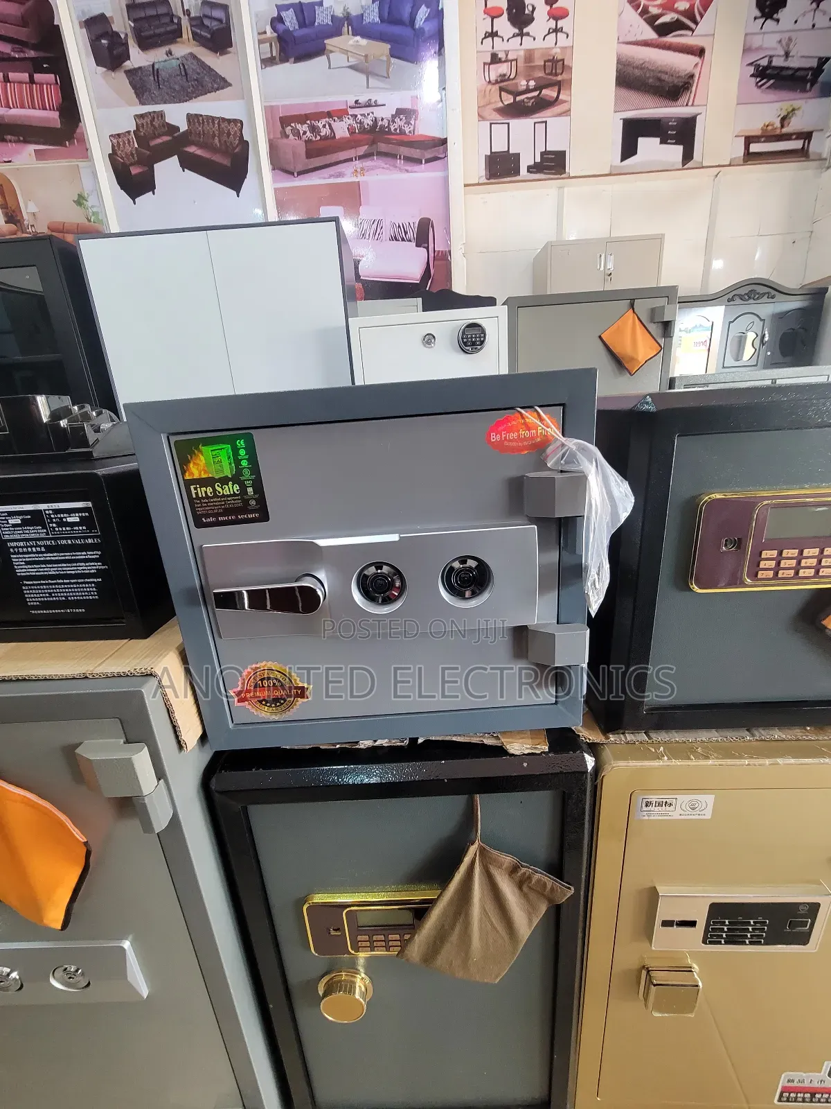 Safe Cash Box Double Keys