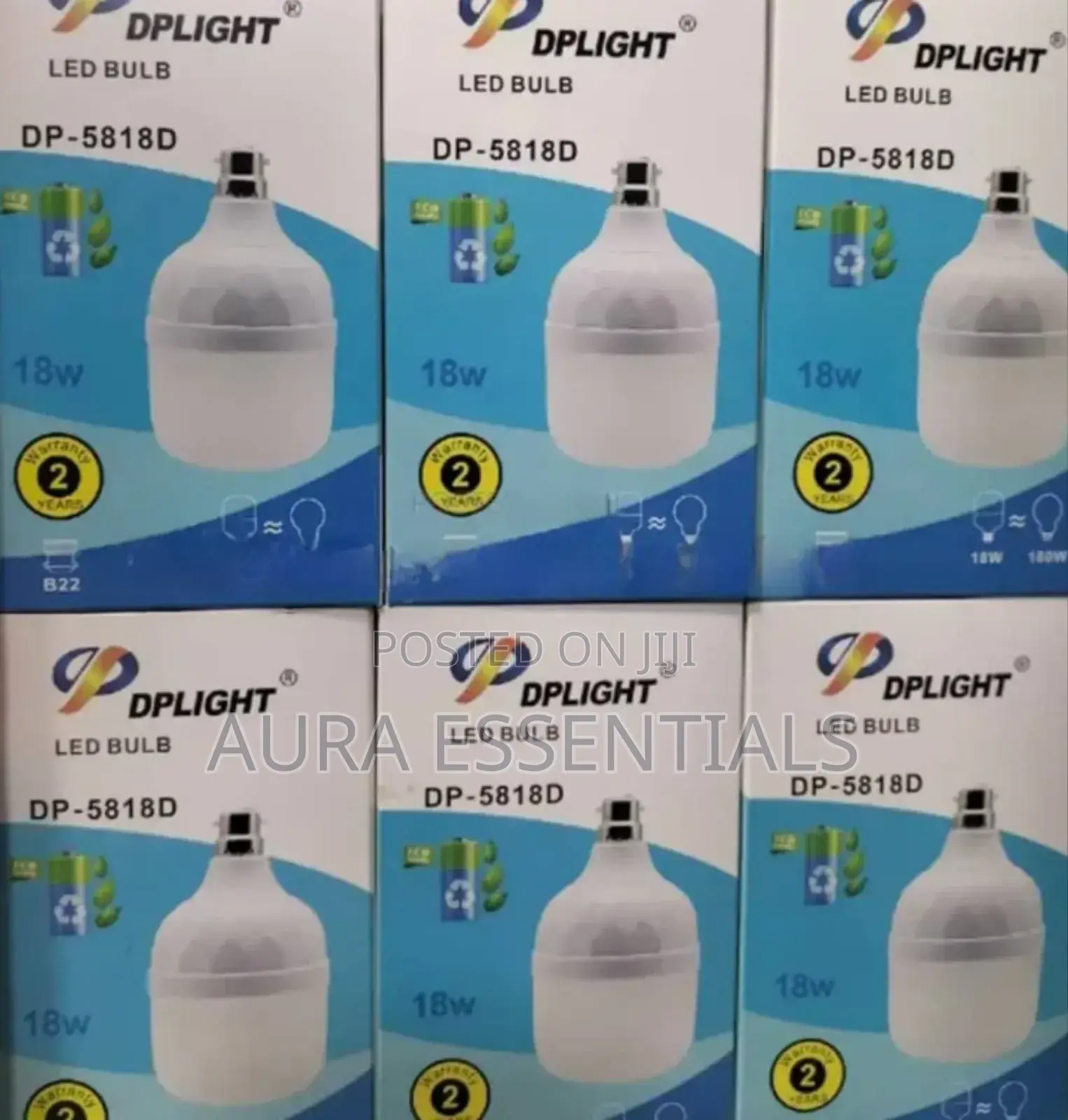 Dp Light 18w Rechargeable Bulb