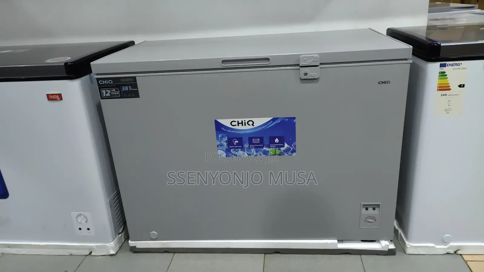 Chiq 400l Chest Freezer - 12 Year Warranty, Silver