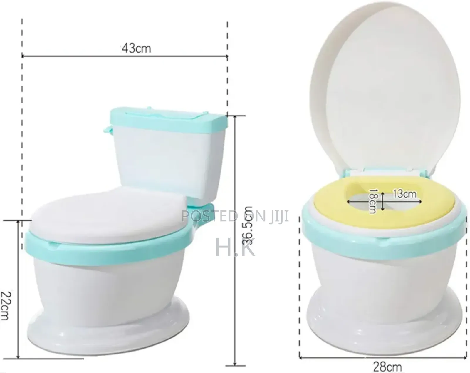 Baby Moo Peach Potty Chair.