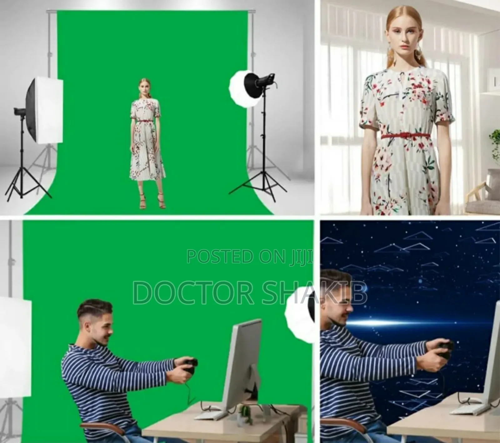 Green Screen Background Kit