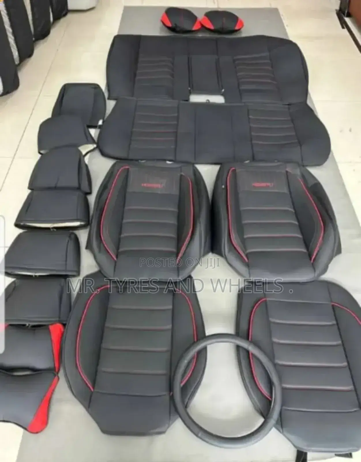 Car Seat Covers N Steering Cover It's a Set Any Car.