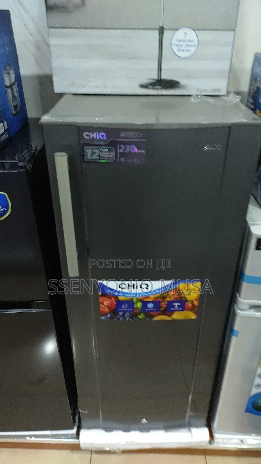 Chiq 230l Single Door Refrigerator - Csr230dsk3
