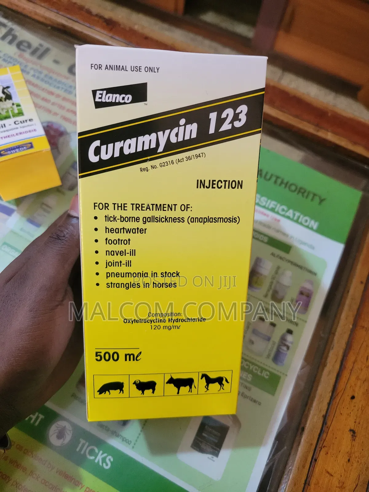 Curamycin- Bacteria Infection Antibiotics in Animals 500ml