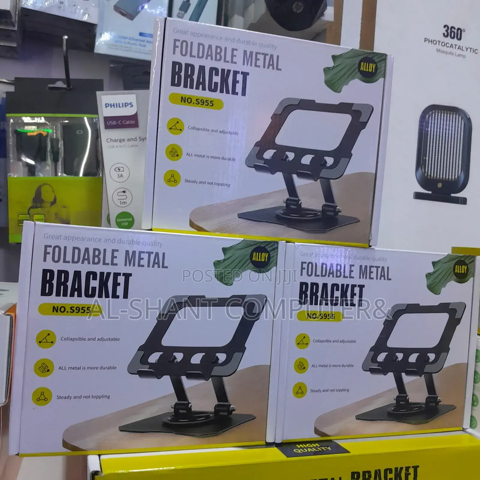 Foldable Metal Bracket/Tablet Stand