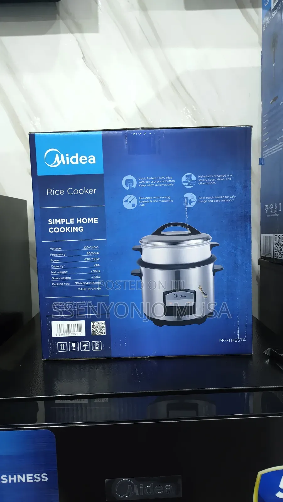 Midea Rice Cooker 1.8l -Perfect Fluffy Rice, Simple Home Cooking