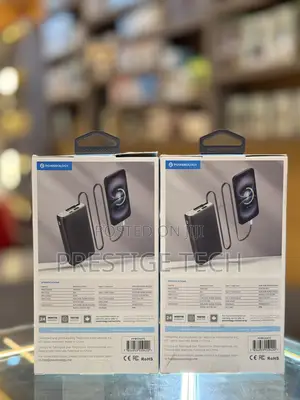 Powerology 20,000mah Retractable Cable Power Bank 35w