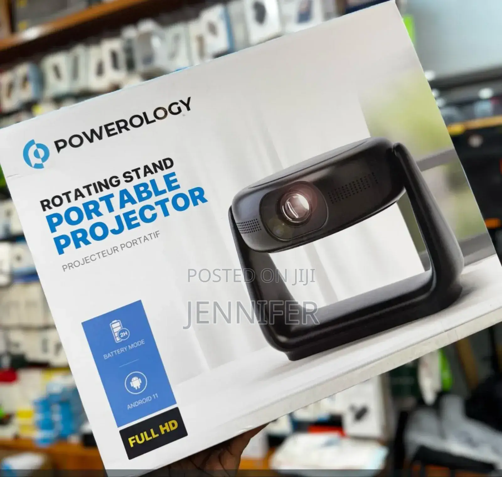 Powerology 300 Ansi Lumens Full Hd Portable Projector