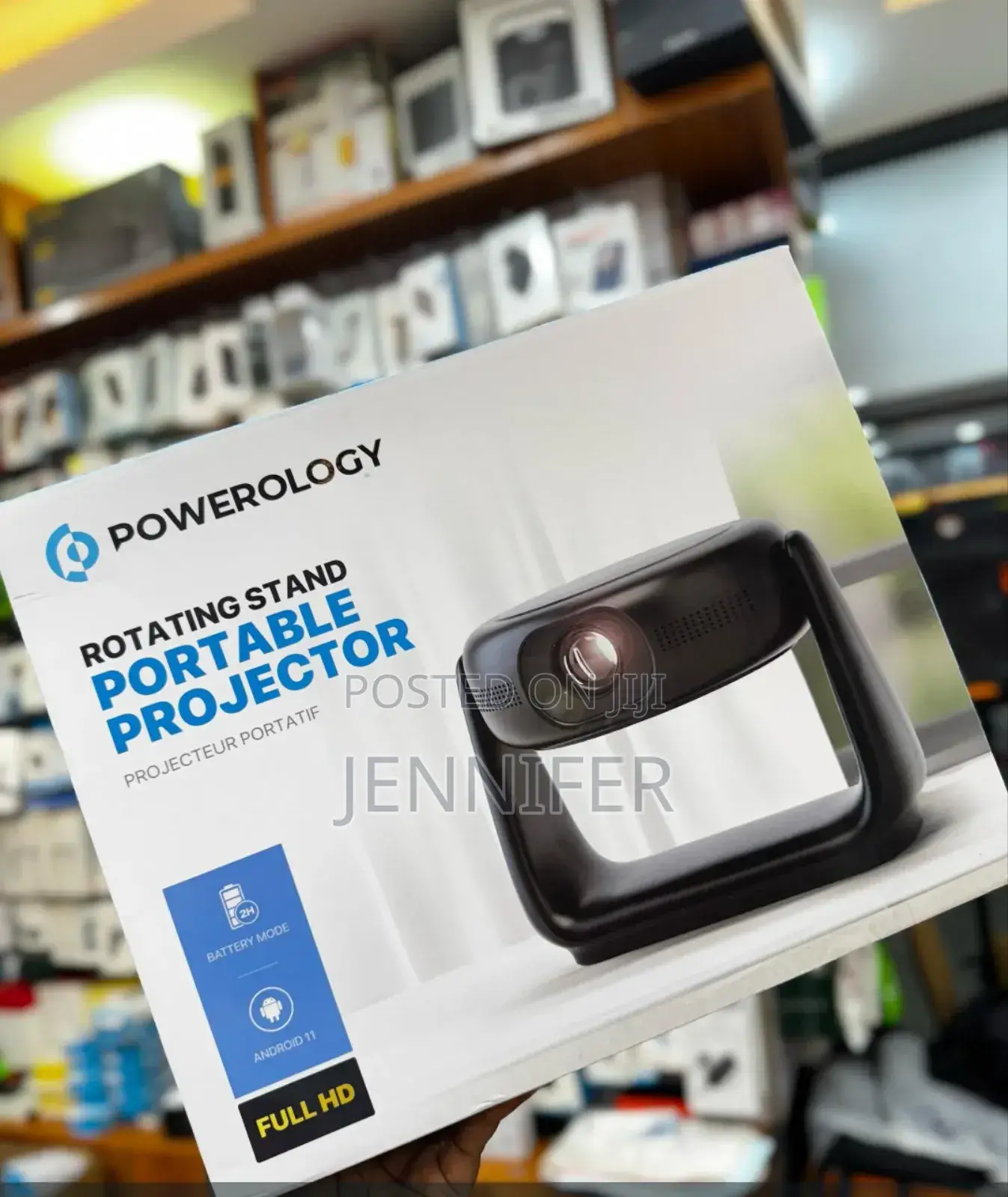Powerology 300 Ansi Lumens Full Hd Portable Projector