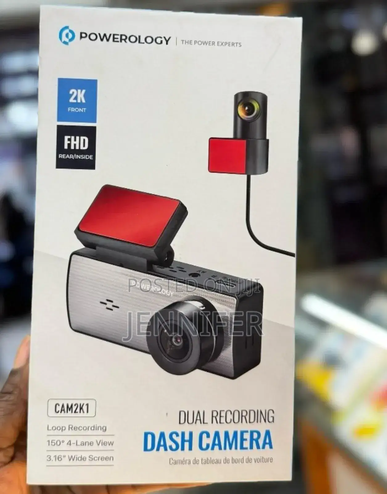 Powerology Dual Recording Dash Camera FHD
