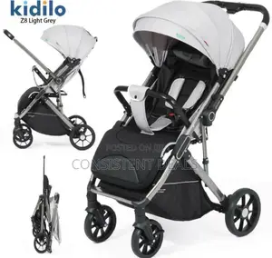 Kidilo Luxury Foldable Baby Stroller
