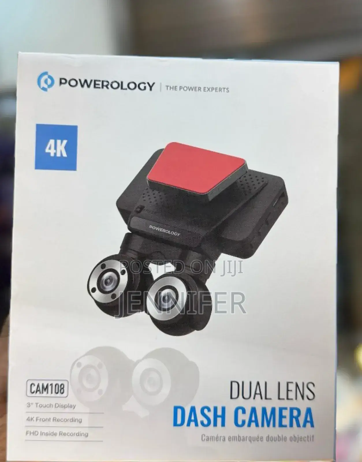 Powerology Dual Lens Dash Camera