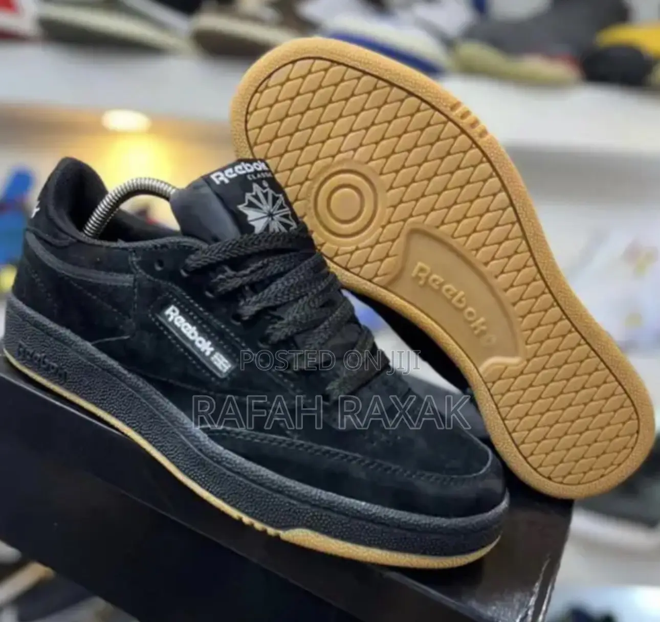Original Black Suede Reebok Classic “Club C” Sneaker