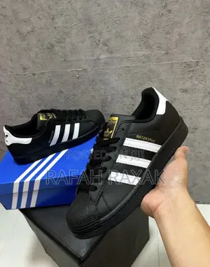 Original Black White Stripes Adidas Superstar Old Skool Shoe