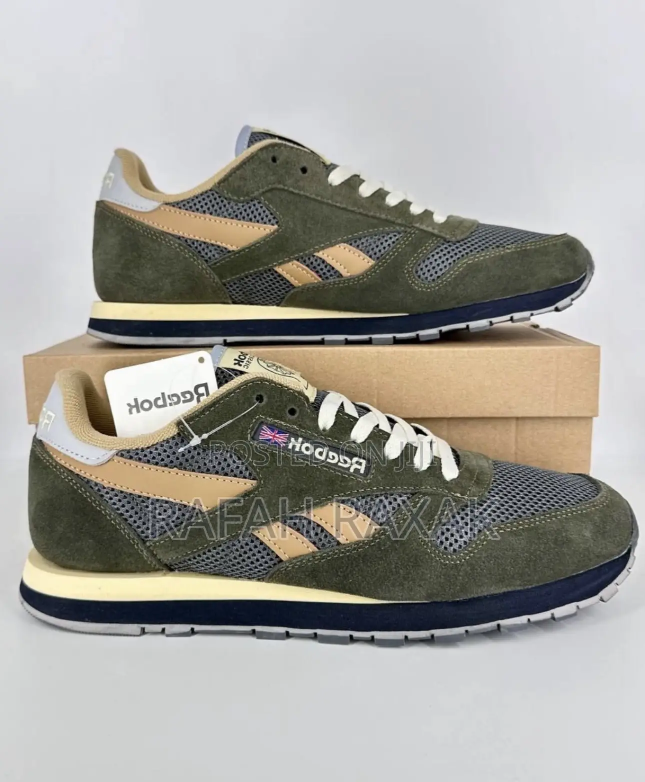 Original Men’S Reebok Classic Leather Fuzzy Suede Sneakers