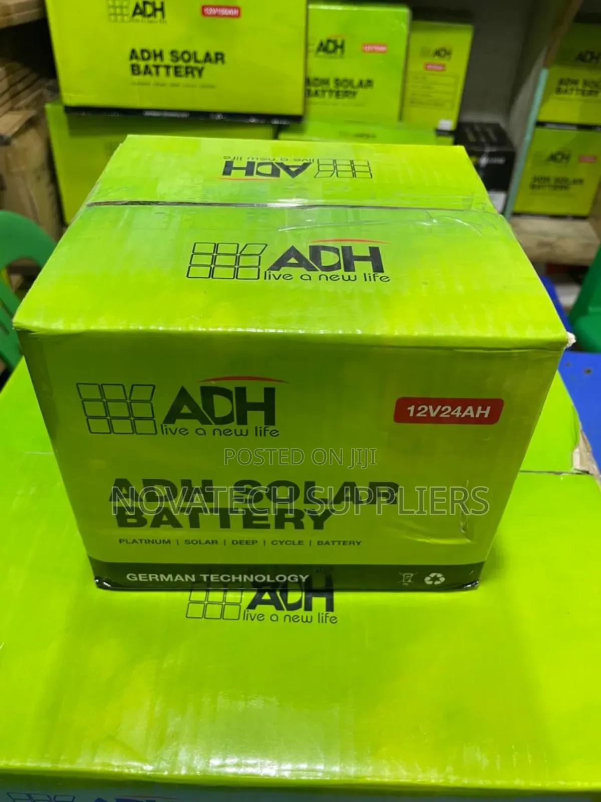 24ah German Technology Adh Solar Powder Battery Hekn
