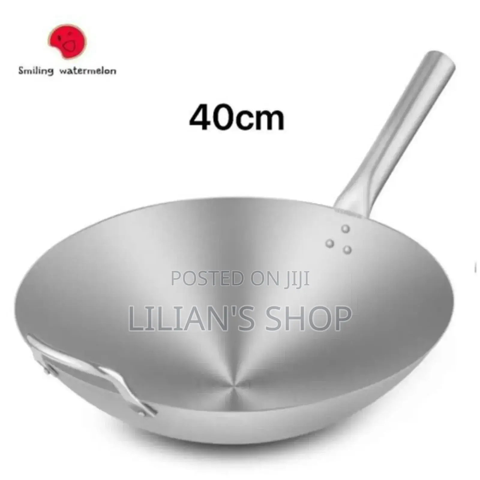 40cm Stainless Steel Frying Pan/Wok Pan