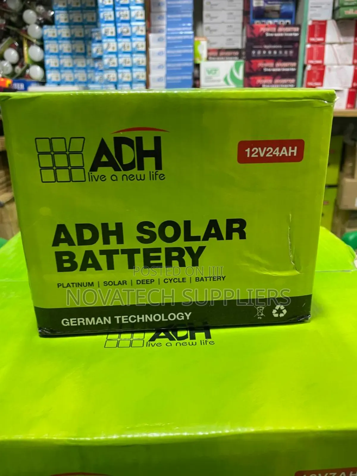 24ah Adh German Technology Solar Battery Zeph