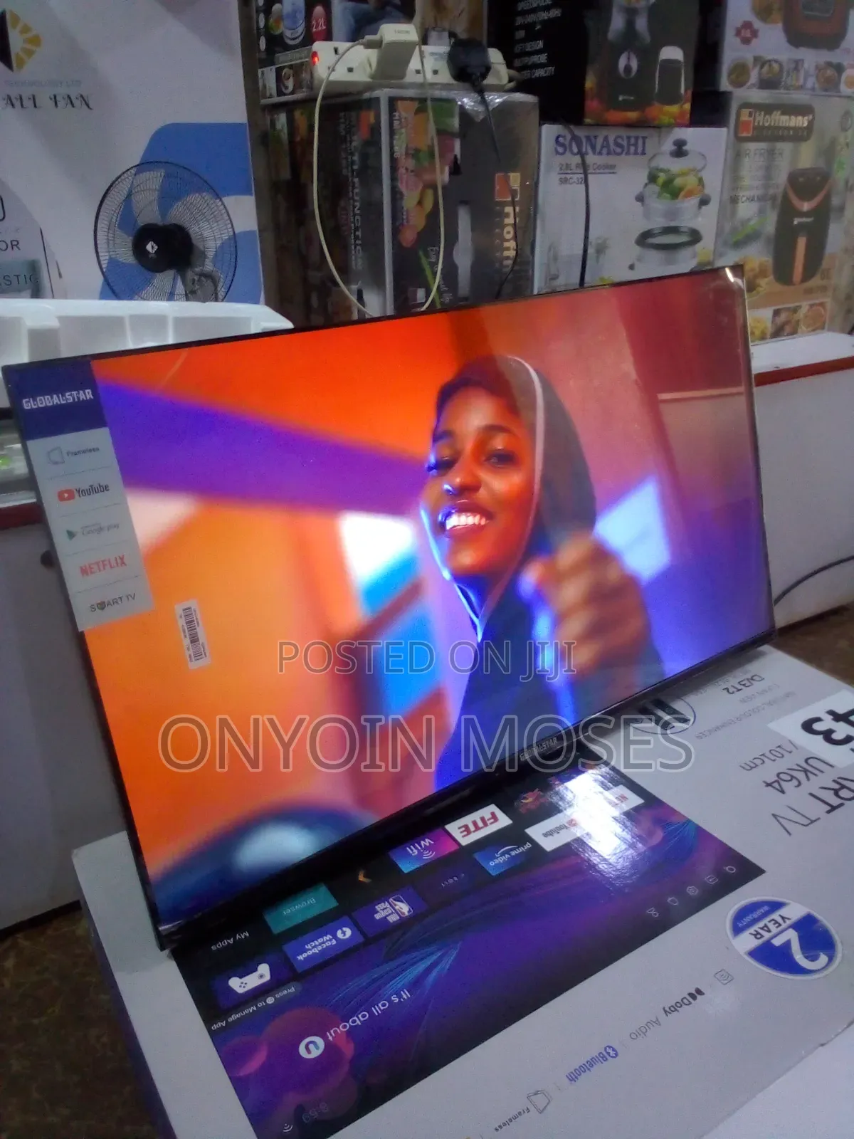 43" Android Smart Globalstar Frameless Tv