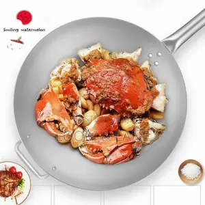 40cm New Stainless Steel Frying Pan